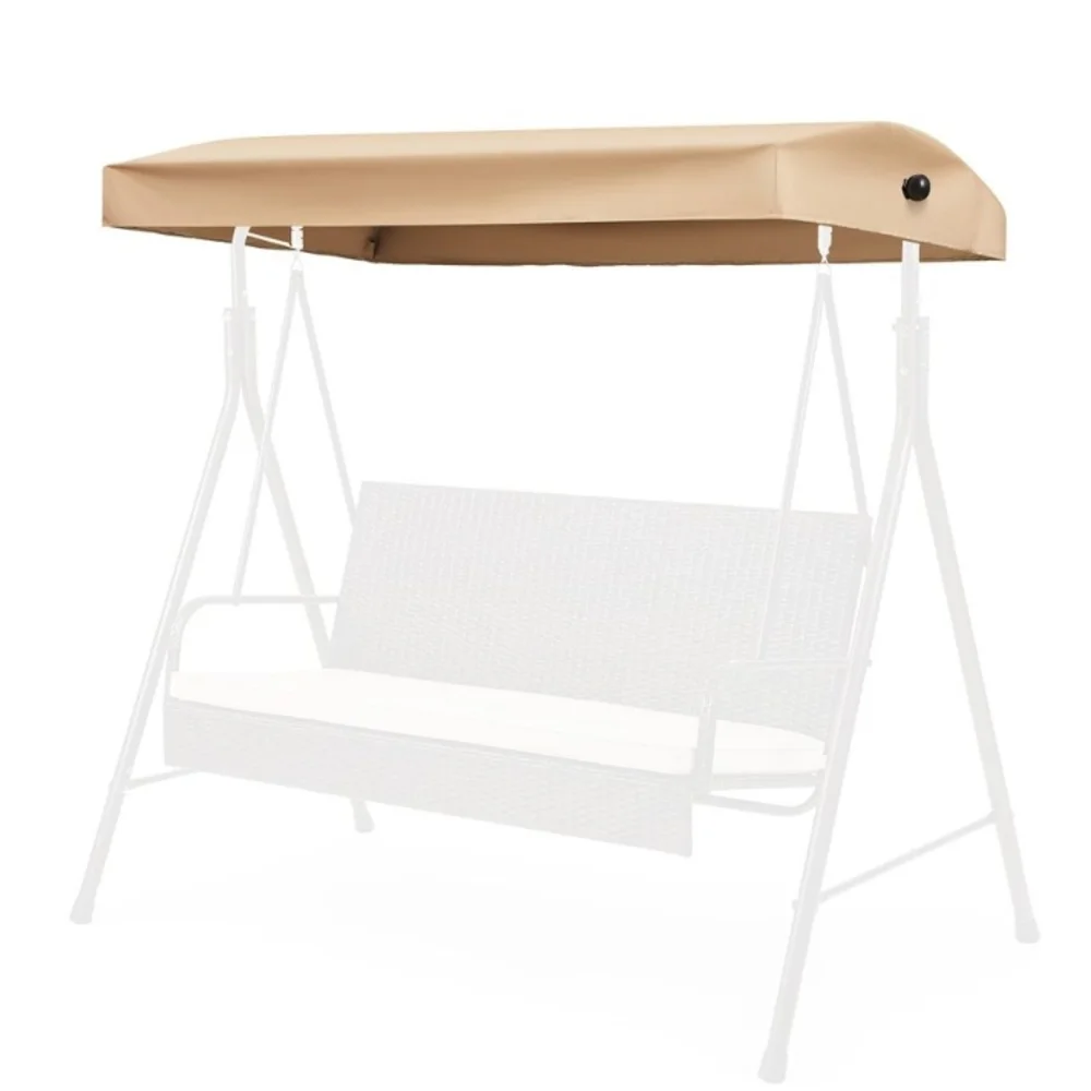 Tan Swing Canopy Cover